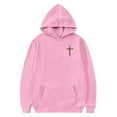 thumbnail image 5 of Tiijoy Big Girls Letter Hoodie Casual Unisex Hooded Sweatshirt for Kids, Sizes 9-10, 5 of 7