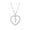 K, variant on Jewelry VerPetridure Pendant Necklace for Women Alphabet Jewelry Lover Heart Necklace Gifts