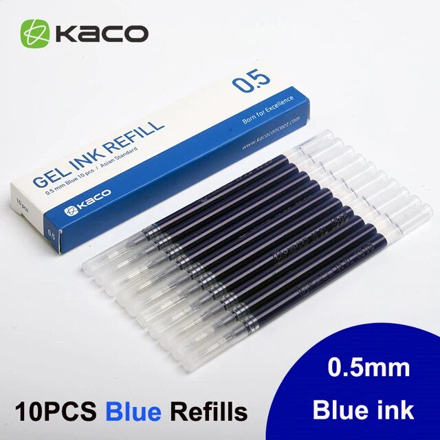 Senbaida Mi Gel Pen, Gel Pens, 0.5mm, Assorted Ink Colors Ink, 10 Count