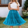thumbnail image 2 of oqasdz Cloud Petticoat Underskirt for Princess Fashion Big Hexagonal Mesh Skirt Support with Soft Boneless Design Skirts for Women, 2 of 4