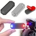thumbnail image 2 of Wmool 1xUSB Solar Powered Car Alarm Light Anti-theft Warning Light Car Blinking Lamp s, 2 of 8