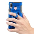 thumbnail image 5 of Compatible for Samsung Galaxy A20S Case with Tempered Glass Screen Protector Belt Clip Holster Defender Rugged Shock Proof Armor Heavy Protection Phone Cover w/Magnetic Mount Plate [Blue], 5 of 8
