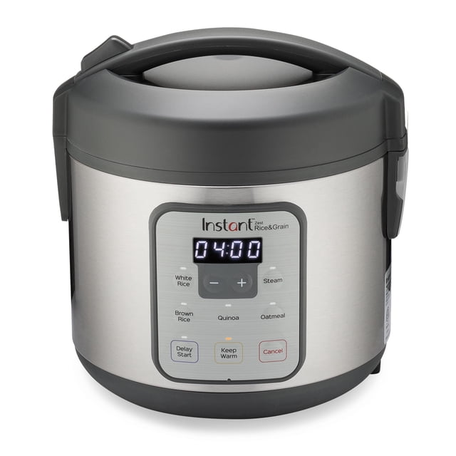 Instant Pot Zest Olla de arroz de 8 tazas con un toque, de los fabricantes de ollas instantáneas, vapor, cocina arroz, frijoles, quinua y avena, 8 tazas cocinadas/4 tazas sin cocinar, funcionalidad de