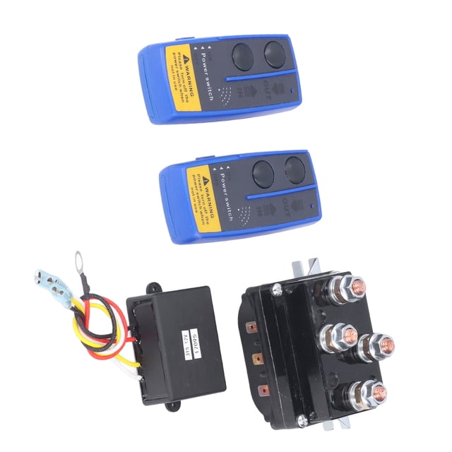 Contactor de Relé de Solenoide de Cabrestante de 500A Y 12 V Contactor de Relé de Solenoide de Cabrestante para Accesorio de Camión de Cabrestante ATV SUV de 8000 Lb a 12000 ANGGREK Otros
