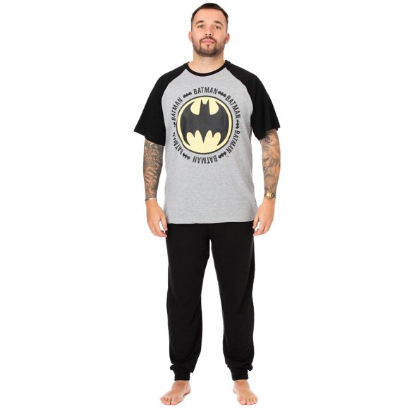 Batman Mens Logo Long Pyjama Set
