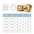 thumbnail image 3 of 1/4-20 Heat Brass Insert Nut Double Twilled Knurled Injection Molding Embedment Inserts Hot Melt 3D Printing Inserts Nuts, 3 of 6