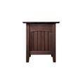 thumbnail image 2 of AFI Nantucket Solid Hardwood End Table with USB Charger Set of 2 Burnt Amber, 2 of 5