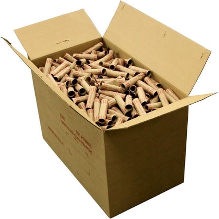 The Coin-Tainer Co. Preformed Coin Wrappers, Penny, 1000 count (20001),Red/Brown