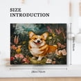 thumbnail image 2 of Silicone Stove Mat for Glass Top Stove, Cute Corgi In The Lush Flowers Electric Stove Cover Mat, 28 x 20 Inch Heat - Resistant Gas Gtove Burner Covers Glass Stove Top Protector, 2 of 4