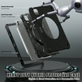 thumbnail image 2 of Dteck Case for iPad Pro 11 Inch 2024 5th Generation (M4), Heavy-Duty Shockproof Case with Rotating Kickstand Adjustable Shoulder Strap Hard Rugged Case Cover,, 2 of 8