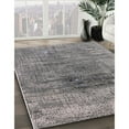thumbnail image 3 of Ahgly Company Machine Washable Indoor Rectangle Industrial Modern Dark Goldray Area Rugs, 6' x 9', 3 of 7