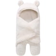thumbnail image 2 of Colcha de abrazo para recién nacido, saco de dormir de terciopelo para bebé, manta de toalla envolvente para bebé Levamdar LN-0069, 2 of 6