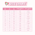 thumbnail image 7 of MODEBYME Kids Toddler Light Up Sneakers Girls High Top Flashing Walking Canvas Shoes, Pink, Size 1, 7 of 7