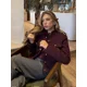 thumbnail image 4 of Chaqueta de manga larga con cuello redondo para mujer, abrigos recortados Vintage con bolsillos y una hilera de botones, ropa de viaje para mujer nueva de otoño 2024, 4 of 5
