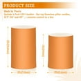 thumbnail image 3 of ALAZA Orange Color 2 PCs LED Flickering Flameless Candles with Remote Timer Battery Operated Candle, 3 of 7