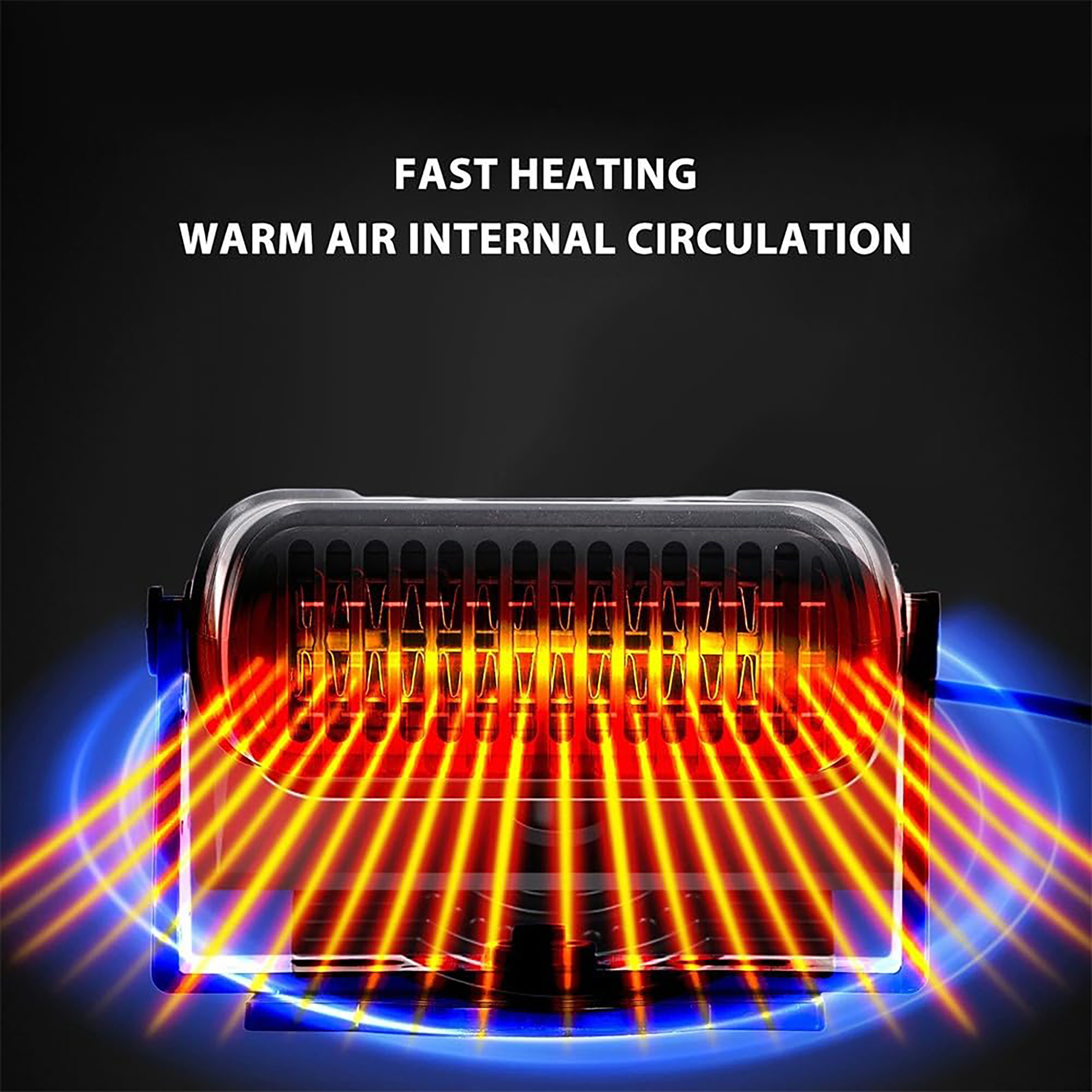 Single Chicken Coop Heaters, Solar Panel Heater with Battery Compartment For Drying Heating , Pet House and Camping Warm Wind Gearï¼30Wï¼