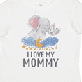 thumbnail image 4 of Inktastic I Love My Mommy Cute Elephants in Night Sky Boys or Girls Toddler T-Shirt, 4 of 5