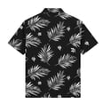 thumbnail image 4 of SERTG Boys Hawaiian Print Short Sleeve Shirt Turndown Collar Button Down Casual Top For Boys 3-15 Years Old Summer Fashion Shirt, 4 of 8
