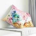 thumbnail image 4 of Throw Pillow Covers 26x26 Inch, Cartoon Dinosaur Decorative Pillow Cases for Couch Sofa Bed, Just A Girl Who Loves Dinosaurs Cute Animals Cotton Linen Square Home Decor Pillowcases, 4 of 7