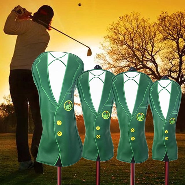 3x / 4x Golf Wood Headcover PU Cuero Conductores Cubiertas Club Protect para UT shamjiam Casco de palo de golf