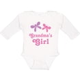 thumbnail image 3 of Inktastic Grandma's Girl Grandchild Butterfly Girls Long Sleeve Baby Bodysuit, 3 of 5