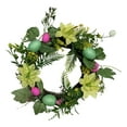 thumbnail image 2 of Guirnalda de Pascua artificial con corona de , corona de flores para puerta, corona de Navidad para decoración de boda en casa 30 centimetros Macarena Guirnalda de puerta, 2 of 8