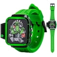 thumbnail image 1 of Accutime Minecraft Creeper Merch - Reloj digital para niños con linterna LED, espectáculo de luces y diseño de Creeper verde - Reloj de juguete con licencia oficial de Minecraft para niños y niñas a p, 1 of 5