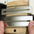 thumbnail image 3 of SASABAXI 2pcs Fretboard Fret Protector For Bass DIY Projects Metal Silver, 3 of 7