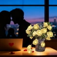 thumbnail image 1 of Fridja Under Clearance 5$ LED Rose Flower String Lights Day Light Decoration Lights, 1 of 5