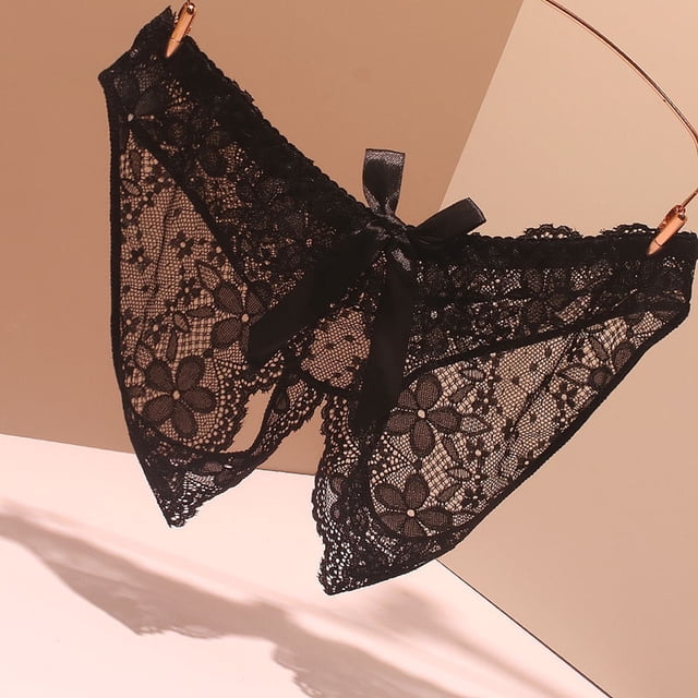 Womens Underwear - Lace Low Rise Panties with Delicate Triangle Design for Everyday Comfort and Style