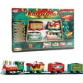 thumbnail image 2 of KYAIGUO Toddler Kids Christmas Train Set Electric Trains with Tracks Battery Powered Train Toys Learning Parent-Child Toys for Age 3+, 2 of 9