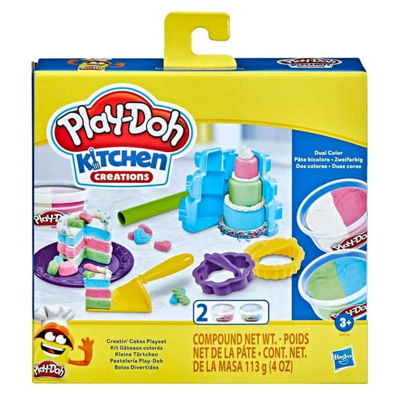 Apagado por error de precio Set de Juego Hasbro Play-Doh Masa moldeable Pastelería con accesorios y 2 botes de masa, a partir de 3 años