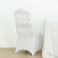 thumbnail image 4 of BalsaCircle 5 White 10" Big Payette Sequined Chair Sashes Events Catering, 4 of 8
