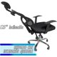 thumbnail image 5 of Silla de oficina ajustable con inclinacion negro Rack & Pack mkz-ofichair, 5 of 8
