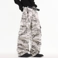 thumbnail image 3 of Mrmall Mens Camouflage Baggy Jeans Vintage Y2K Hip Hop Streetwear Loose Fit Denim Jeans, 3 of 6