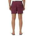 thumbnail image 3 of INSPIRE CHIC Men's Summer Holiday Elastic Waistband Drawstring Mesh Lining Swimwear Shorts Burgundy 30, 3 of 6