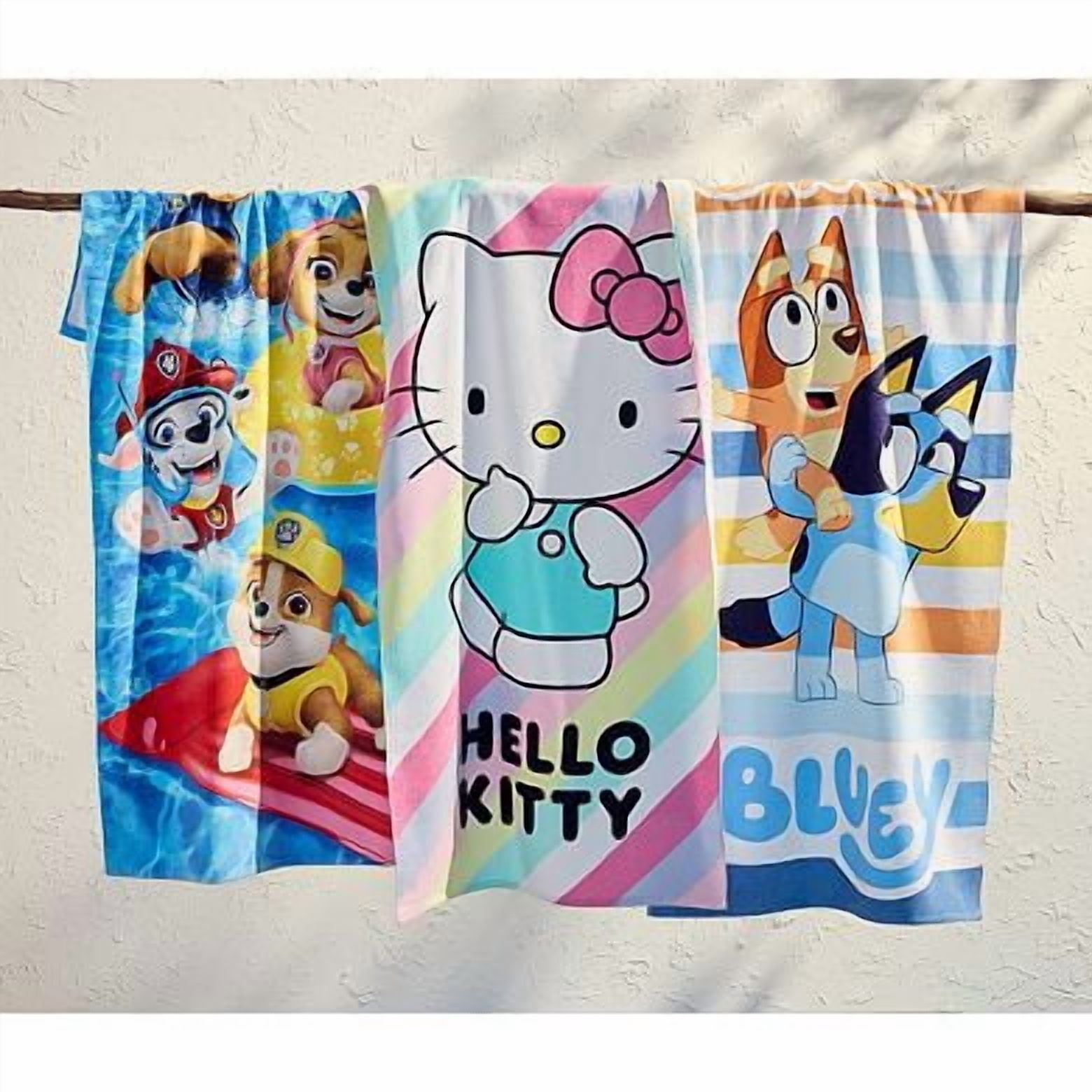 Hello Kitty Striped Beach Towel