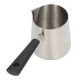 thumbnail image 4 of Stainless Steel Long Handle Milk Frothing Jug - Easy Cleaning Glossy Texture - Coffee Pitcher for DIY Cooking - Small and Compact, 201 Stainless Steel, 4 of 8