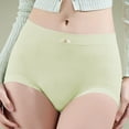 thumbnail image 4 of Besolor Underwear for Women Ribbed Mid High Waist Stretch No Show Panties Soft Breathable Ladies Briefs, 4 of 5