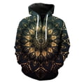 thumbnail image 1 of Sudadera con capucha y cremallera de mandala para hombre, gran tamaño, con estampado 3D, estilo urbano, unisex, genial, de manga larga, estilo Harajuku, con capucha, divertida, 1 of 6