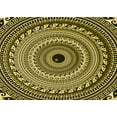 thumbnail image 1 of Ahgly Company Machine Washable Indoor Rectangle Transitional Black Brown Area Rugs, 2' x 3', 1 of 7