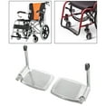thumbnail image 7 of Universal Wheelchair Footrest Detachable Scratch Equipment Accessories Aluminum with Pole, 7 of 7