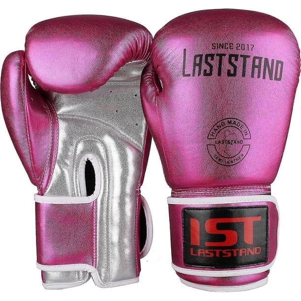 Boxing Gloves, Muay Thai Kick Boxing Leather Sparring Heavy Bag Gloves For Women Men-Red
