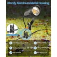 thumbnail image 4 of Kit de luces de paisaje HIBOITEC 12 W 2700 K IP65 a prueba de agua, paquete de 8, 4 of 8