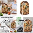 thumbnail image 2 of Suhoaziia Blender Covers for Thanksgiving Decoration,Water-Resistant Retro Fall Sunflower Coffee Machine Dust Cover,Dust Proof Coffee Maker Juice Appliance Cover, 2 of 6
