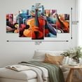 thumbnail image 4 of Designart "Musical Forms in Cubism IV" Cubism Metal Wall Art Set, 4 of 5