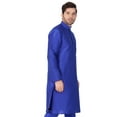 thumbnail image 2 of ELINA FASHION Men's Tunic Banglori Silk Kurta Pajama Set Indian Traditional Wear, 2 of 4