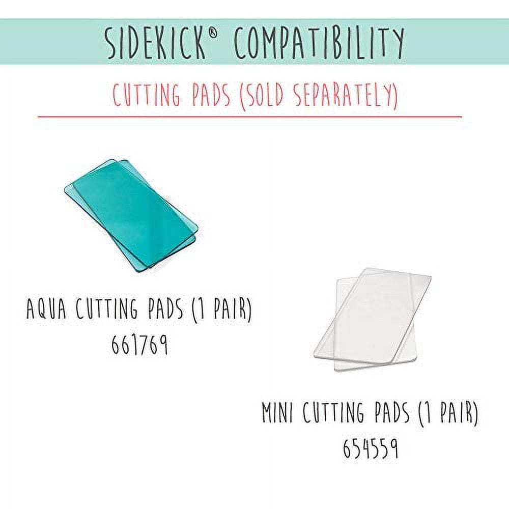 Sizzix Sidekick Starter Kit 661770 Portable Manual Die Cutting & 661769  Sidekick Cutting Pads + Multi-Tool Starter Kit