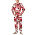 thumbnail image 2 of Hello Kitty Boys 2 Piece Tracksuit Athletic Sweatsuits Sets Hooded Sweatshirt And Jogger Sweatpants Clothing Sets for Kids, 2 of 8
