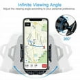 thumbnail image 6 of Mobile Phone Car Holder Mount UrbanX Windshield/Air Vent/Dashboard Cell Phone Holder for Car 360 Degree Rotation Universal Suction Mount Stand Compatible with Motorola Moto G Play (2021), 6 of 8